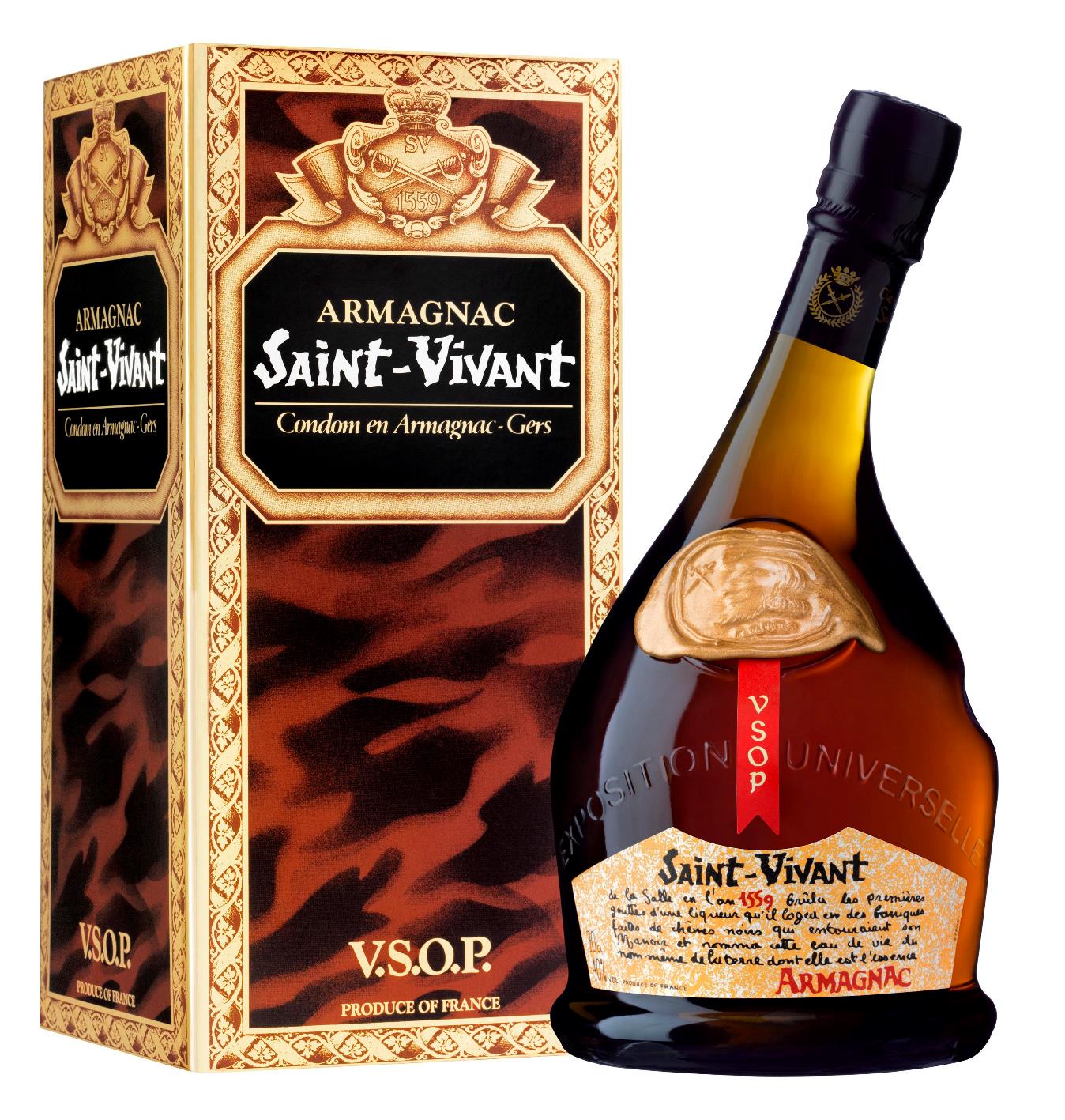 Saint-Vivant Armagnac VSOP 70cl giftbox