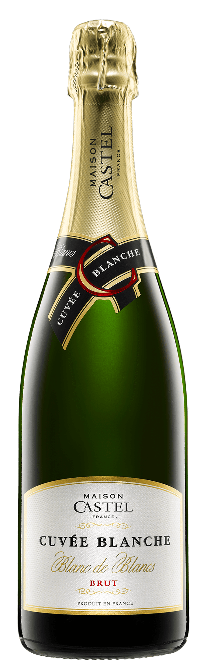 Brut, Blanc de Blancs, Cuvee Blanche, Maison Castel, Prantsusmaa