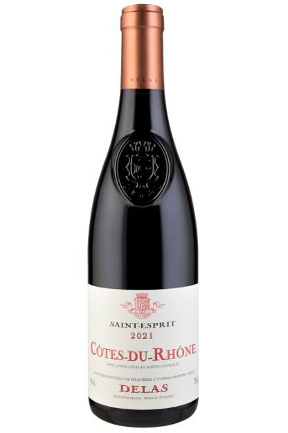 COTES DU RHONE ROUGE, SAINT-ESPRIT 14% 0,75L