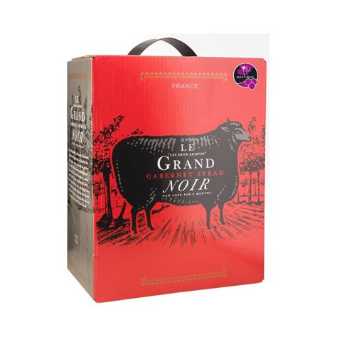 Le Grand Noir Cabernet-syrah 13,5% 3l