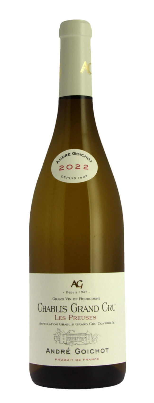 Andre Goichot Chablis Grand Cru Preuses, Prantsusmaa, 2022
