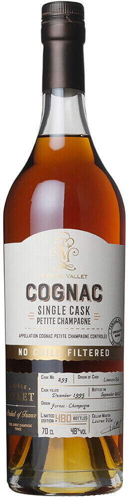 Pierre Vallet Cognac, Petite Champagne, Single Cask 293, Prantusmaa