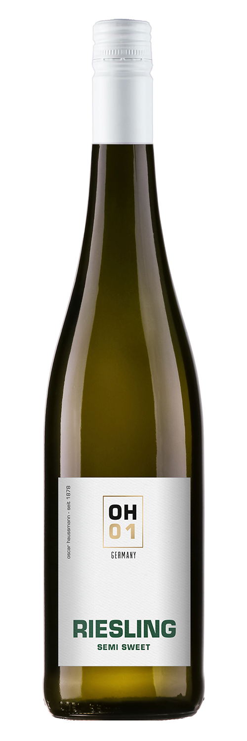 Oscar Haussmann OH01 Riesling Semi Sweet 75cl