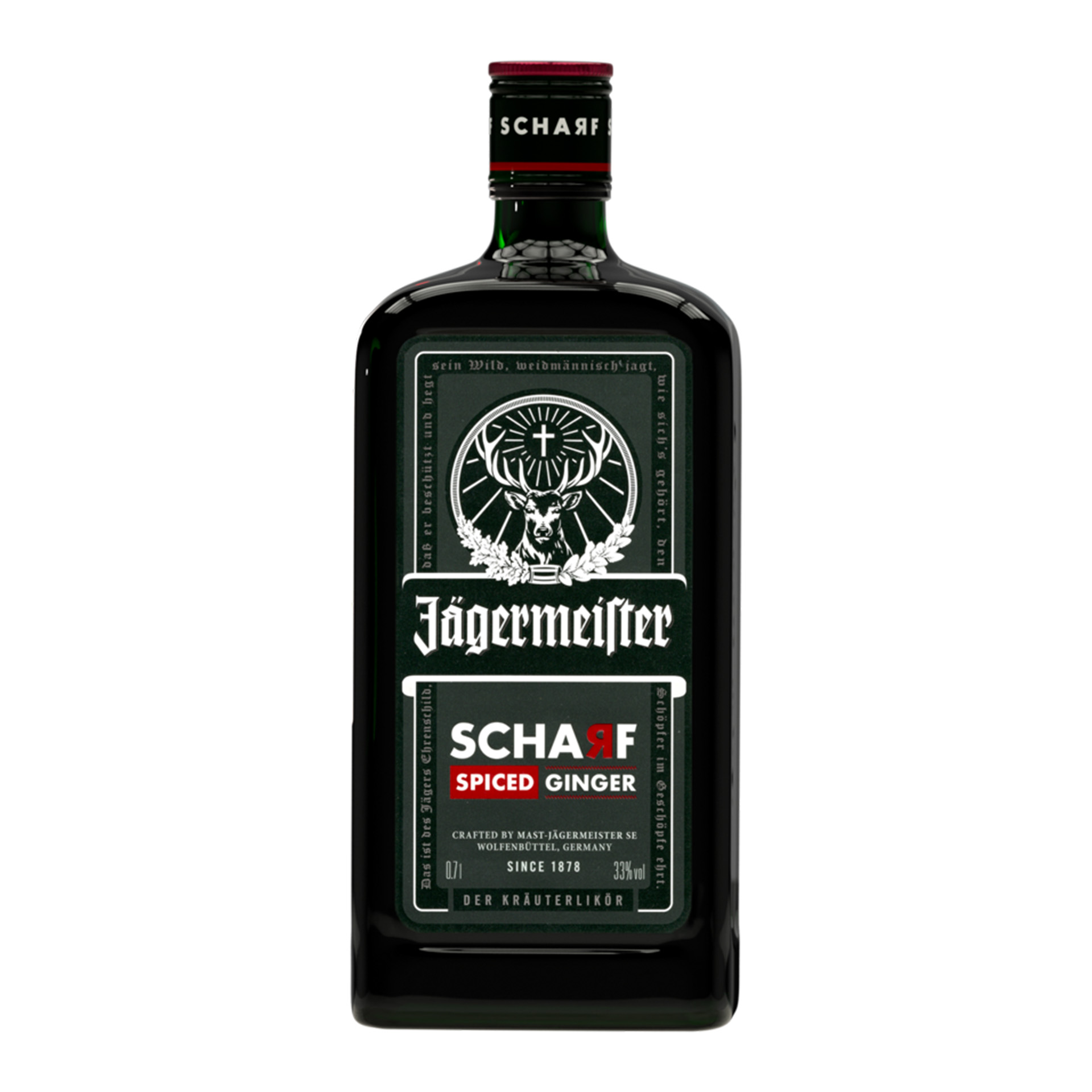 JÄGERMEISTER SCHARF 33% 70CL