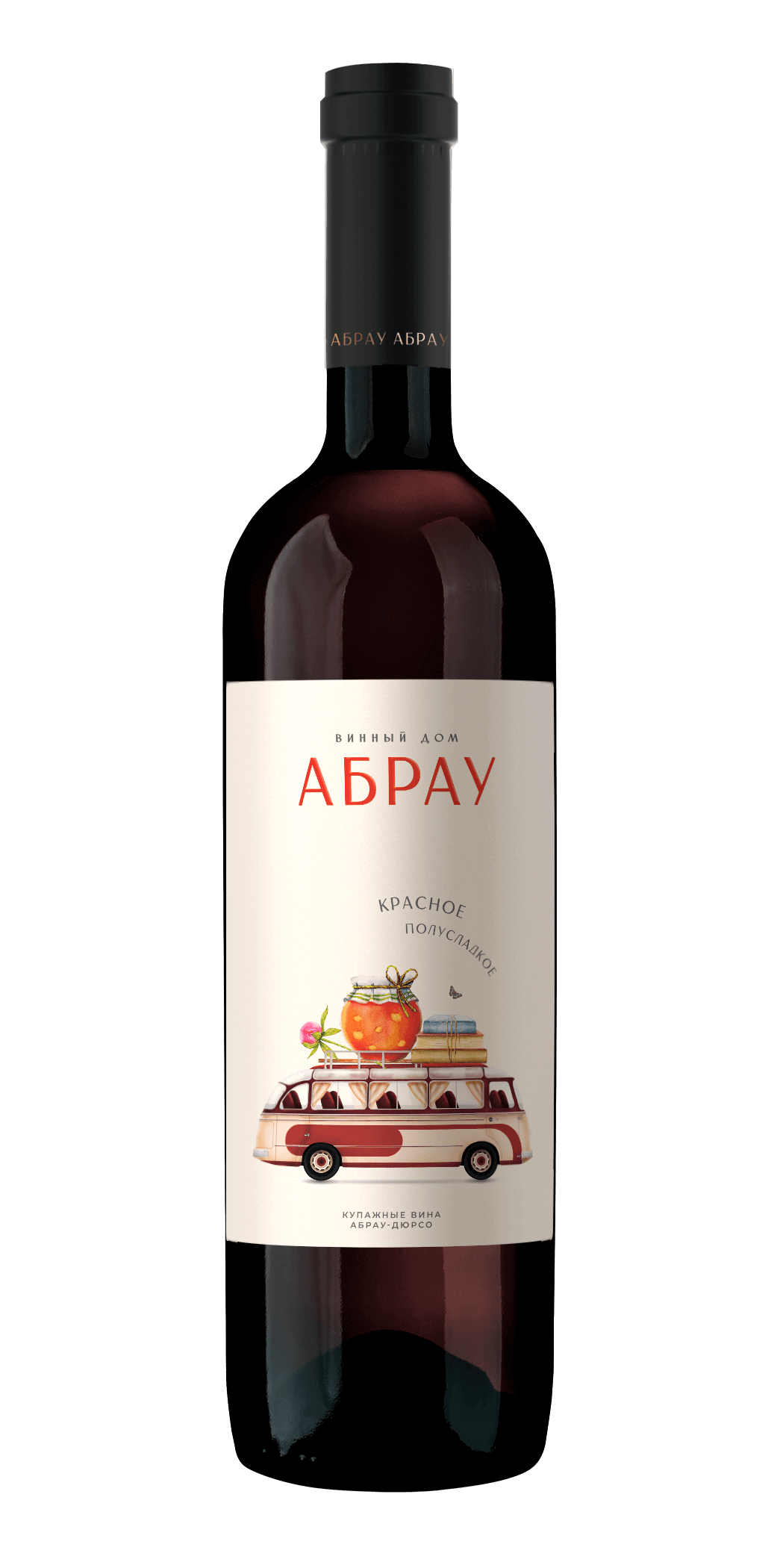 Semi-Sweet Red Wine, Abrau, Venemaa
