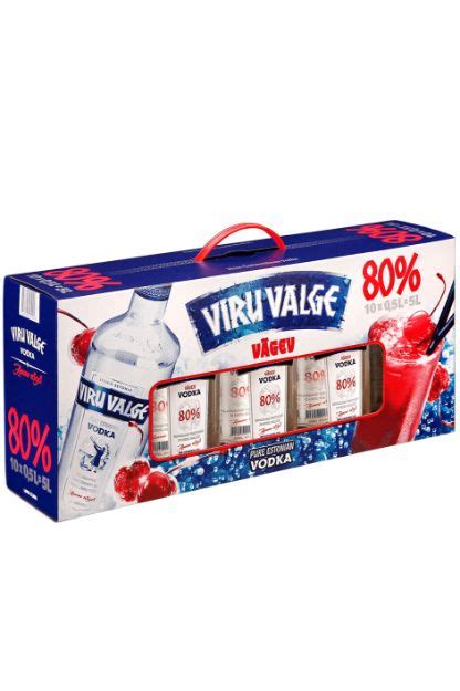 VALGE VIIN 80% 0,5 L PET