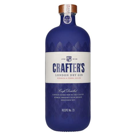 CRAFTER'S LONDON DRY GIN 43%  0,7 L+KLAAS
