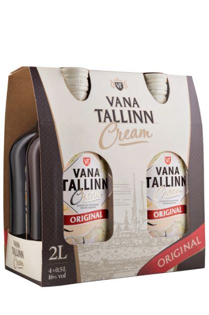 VANA TALLINN ORIGINAL CREAM16% 0,5 L PET (4-PAKK)