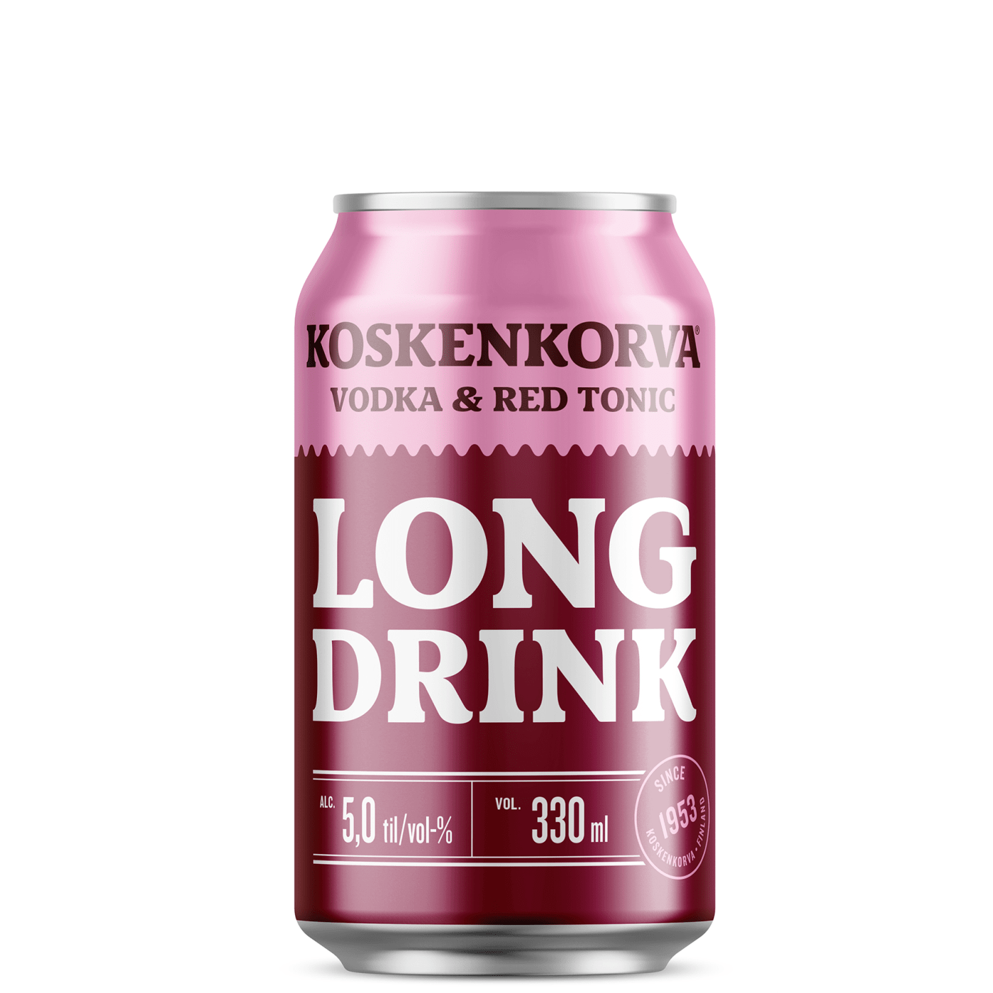 Koskenkorva Long Drink Vodka & Red Tonic 