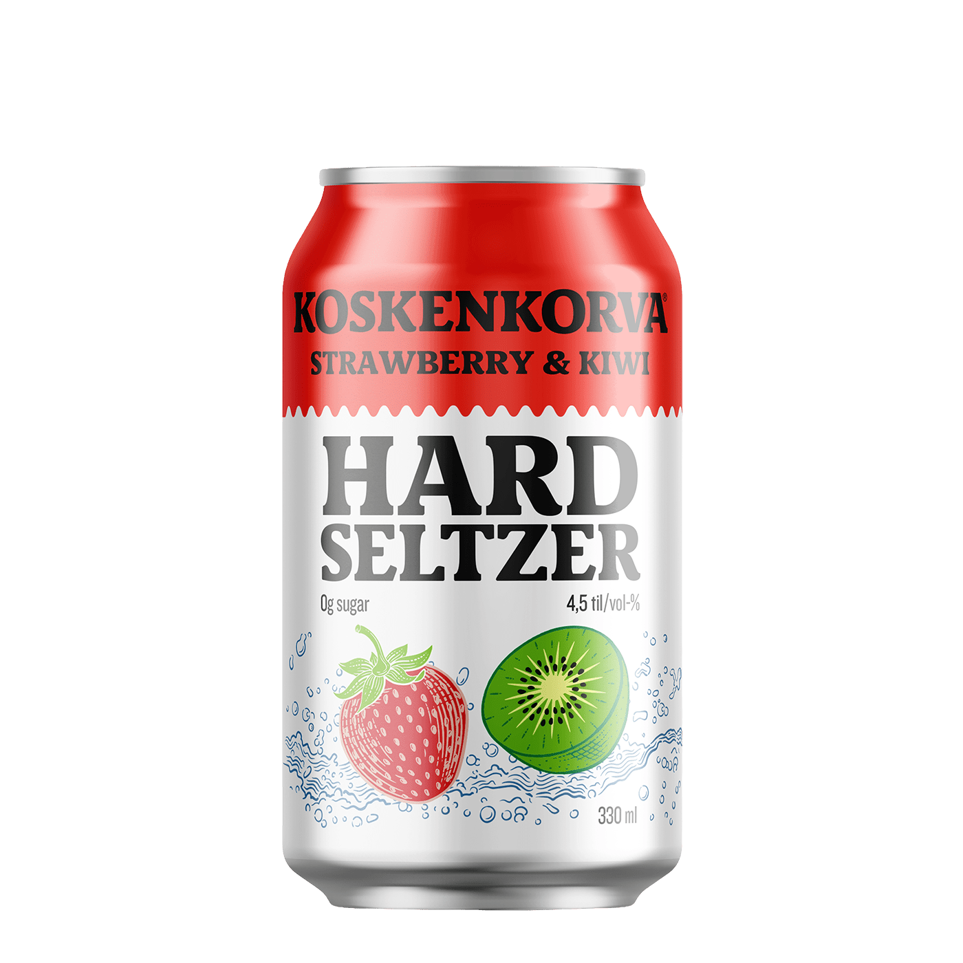 Koskenkorva Hard Seltz Straw-Kiwi