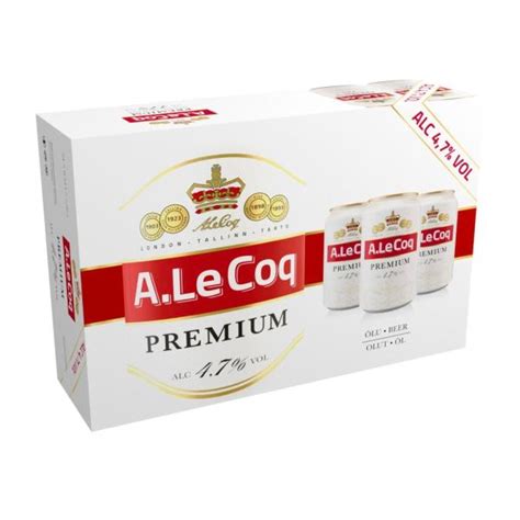A.le Coq Premium 4,7% 50cl Klaas (6pk)