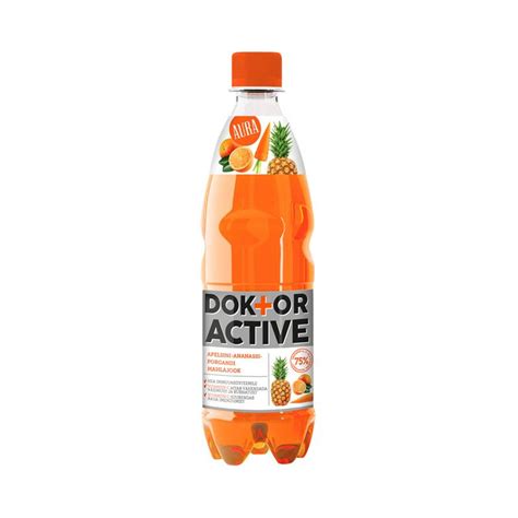 Dr.Active Apelsin-ananass-porgand 50cl (TK)