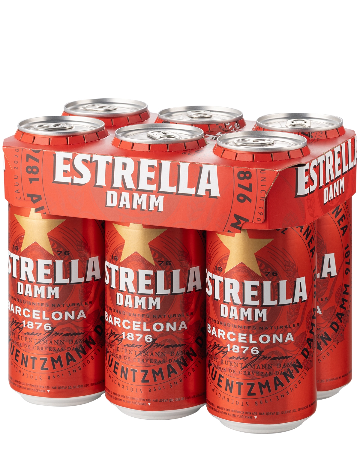 Estrella Damm Beer 6-pakk 6*50cl CAN