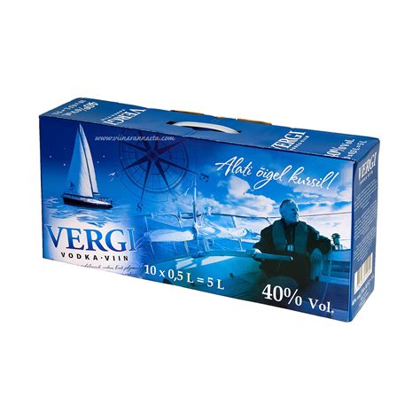 Vergi Vodka 40% 10x50cl (KST)