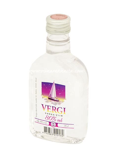 Vergi Vodka 80% 20cl PET (TK)