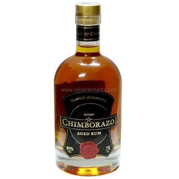 Chimborazo Aged Rum 40% 70cl (TK)