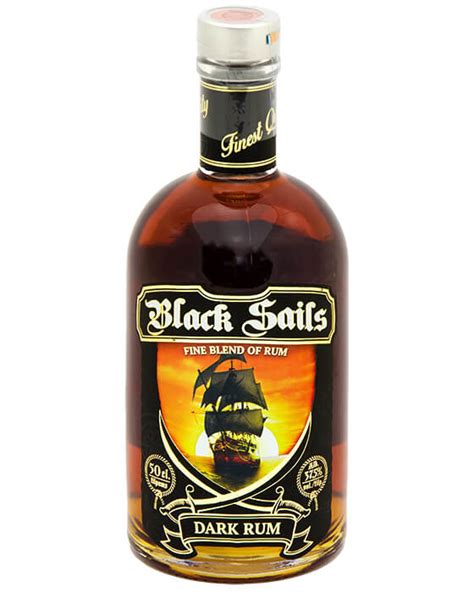 Black Sails Dark Rum 37,5% 50cl (TK)