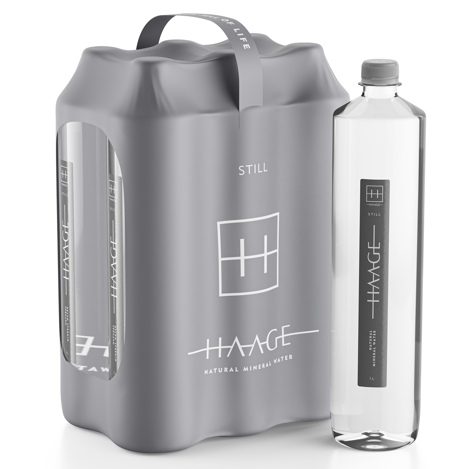 HAAGE LOODUSLIK MINERAALVESI 6x100CL PET