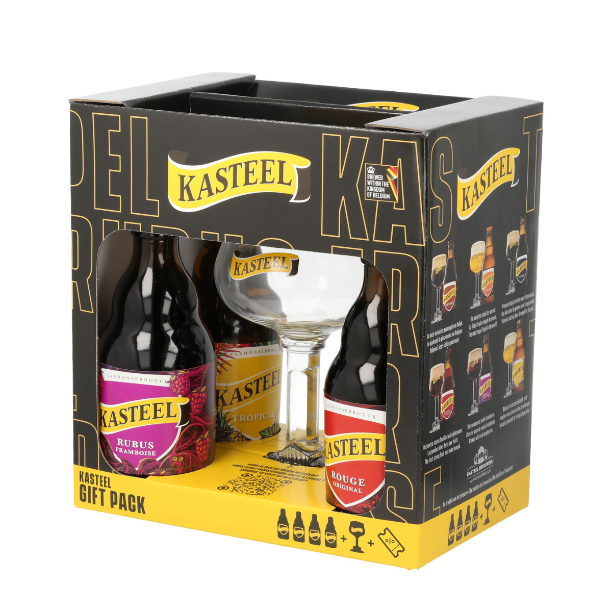 Kasteel Mix kinkepakk (4x33cl+klaas)