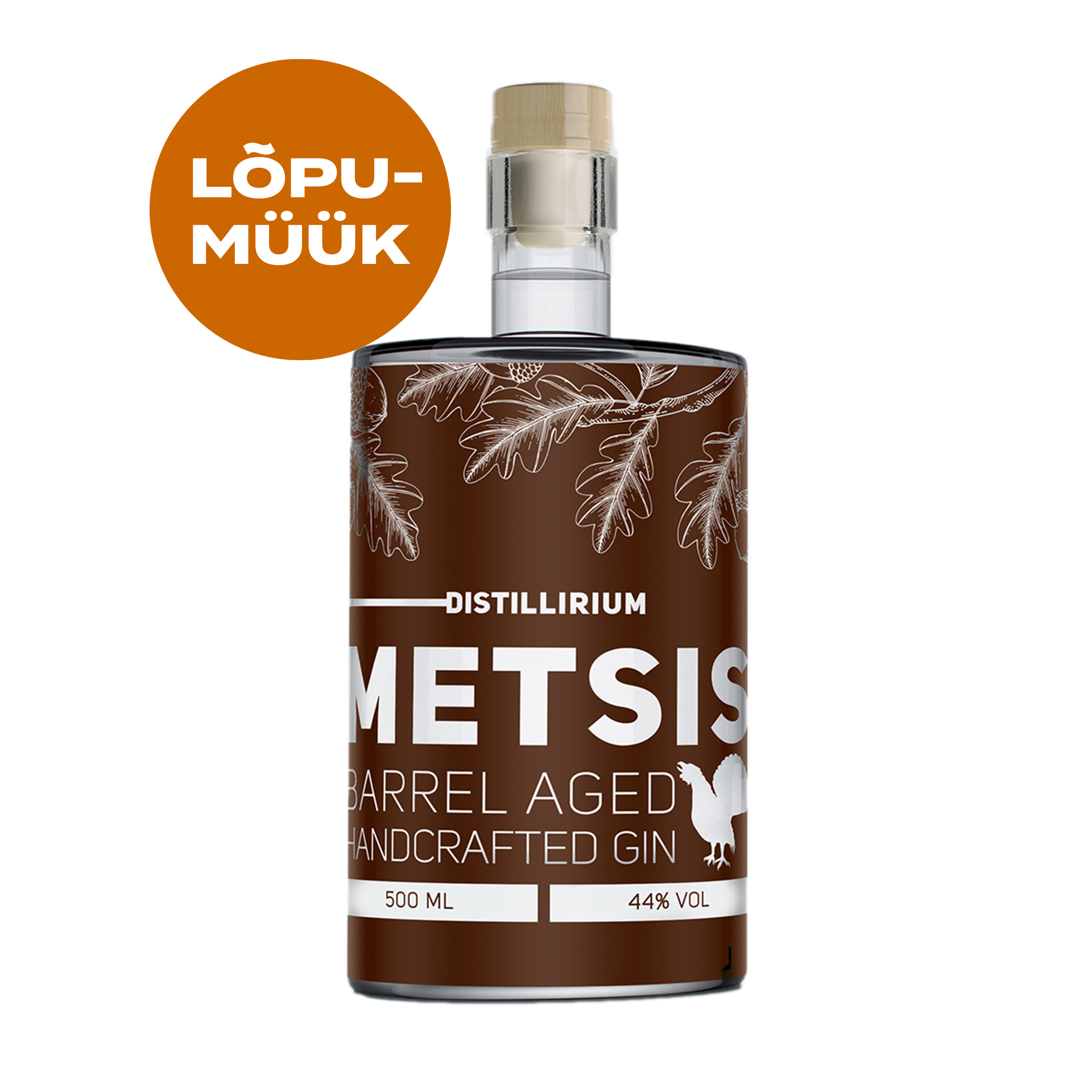 METSIS BARREL AGED GIN 44% 50CL