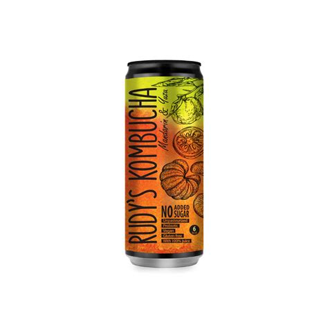 Rudy´s kombucha Mandarin & Yuzu"
