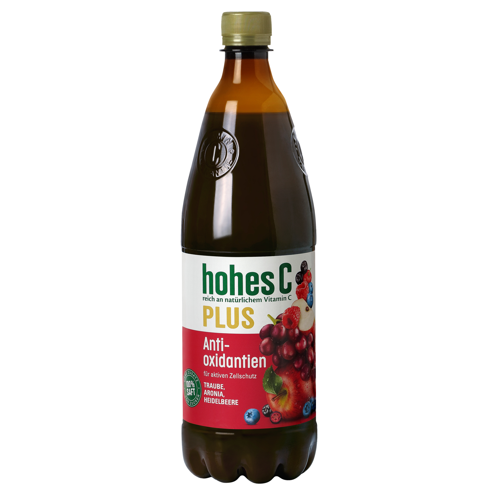 HOHES C PLUS VIINAMARI, AROONIA JA MUSTIKAS + antioksüdant 1L