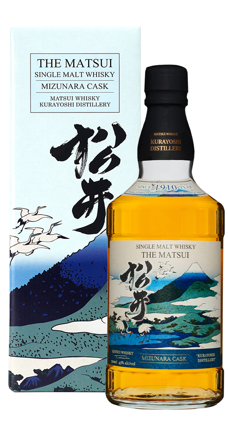 Matsui Single Malt Mizunara Single Cask Japanese Whisky 43% 70cl giftbox