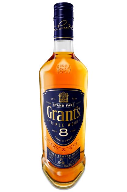 GRANTS TRIPLE WOOD 8YO 40% 0,7L