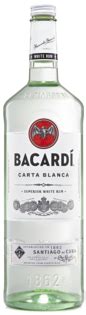 BACARDI CARTA BLANCA 37,5% 3,0L