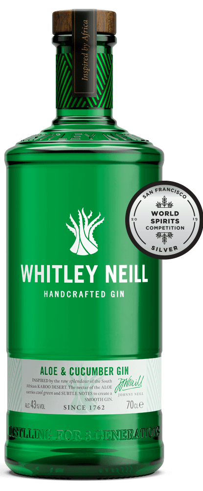 Whitley Neill Handcrafted Gin, Lemongrass & Ginger Gin, Suurbritannia