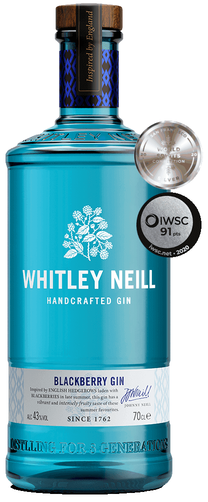 Whitley Neill Handcrafted Gin, Blackberry Gin, Suurbritannia