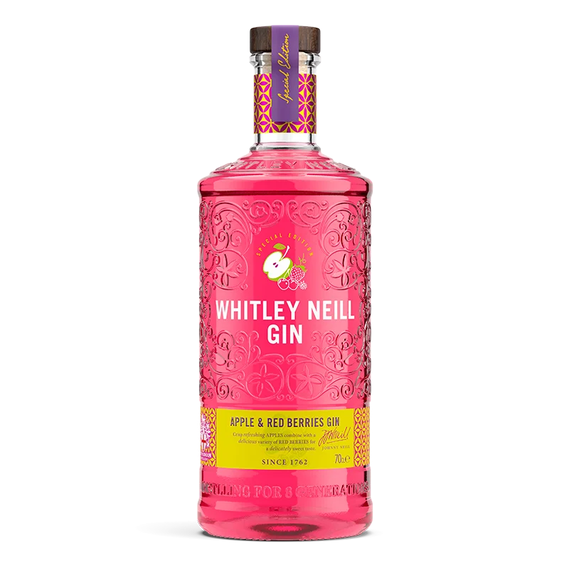 Whitley Neill Handcrafted Gin, Apple & Red Berries Gin, Suurbtitannia
