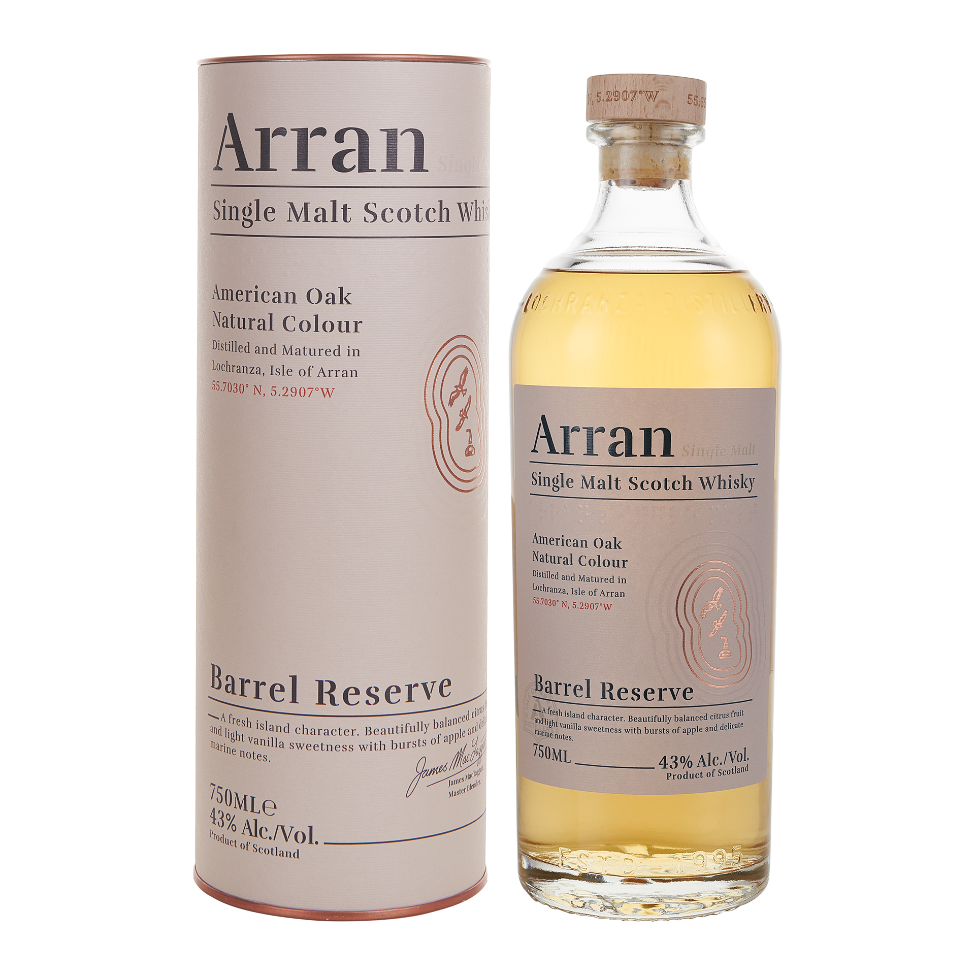 ARRAN BARREL RESERVE SINGLE MALT SC WHISKY TUUBIS