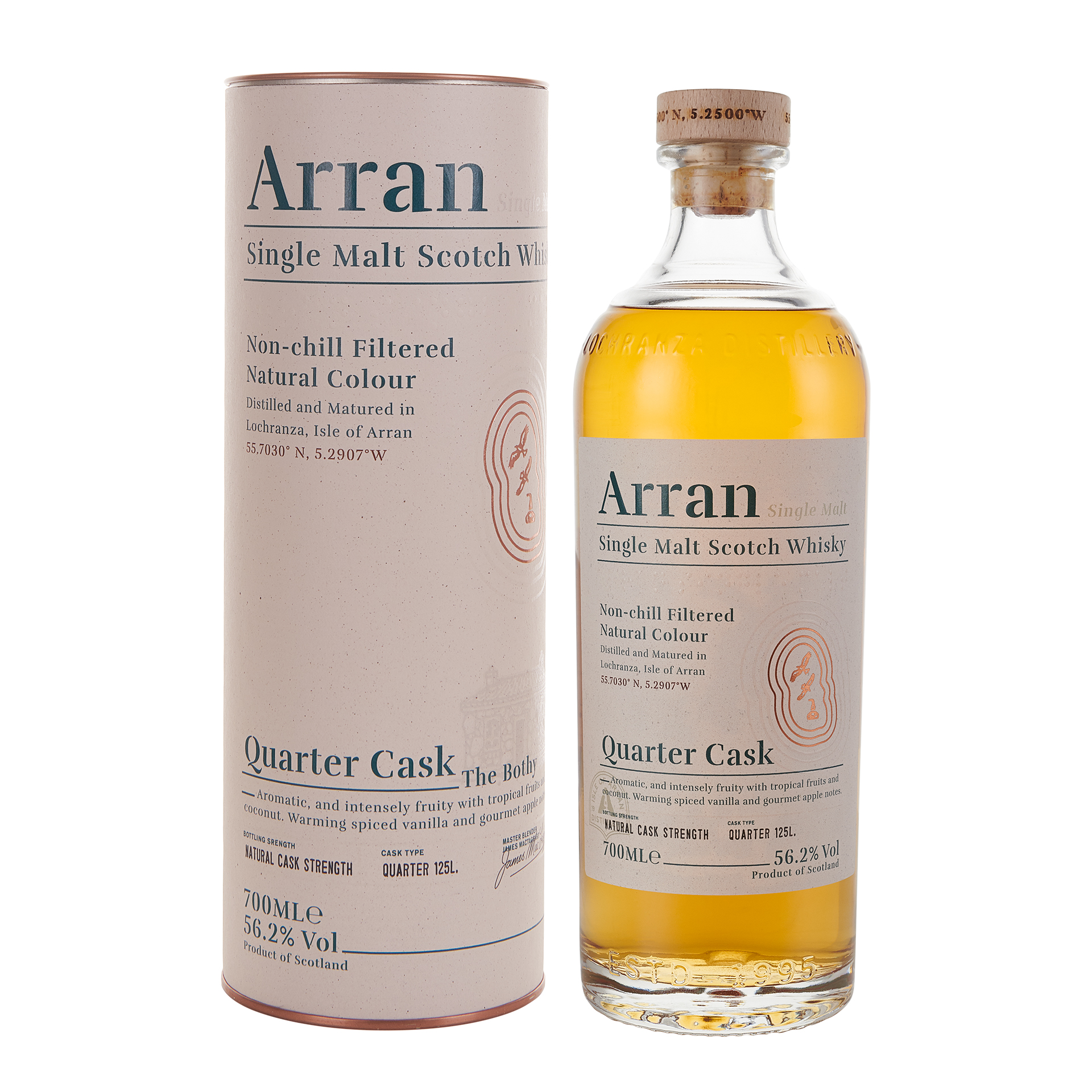 ARRAN QUARTER CASK SINGLE MALT SCOTCH WHISKY TUUBIS