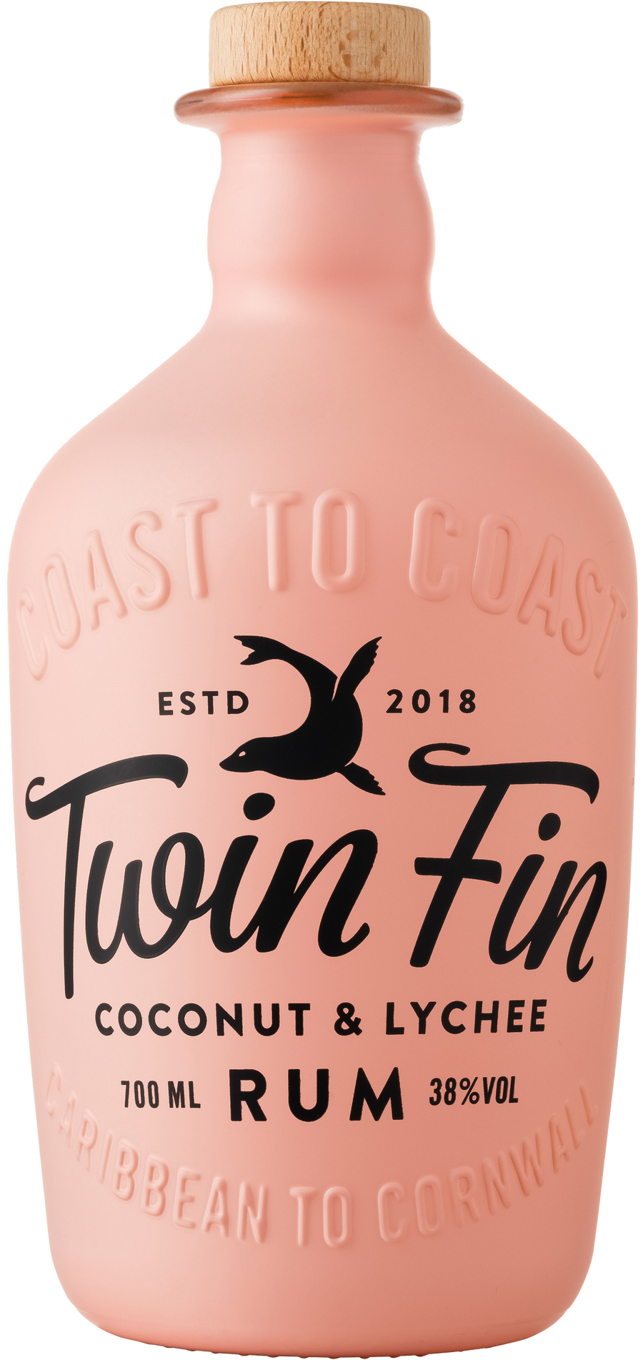 Twin Fin Coconut & Lychee Rum 38% 0,7L