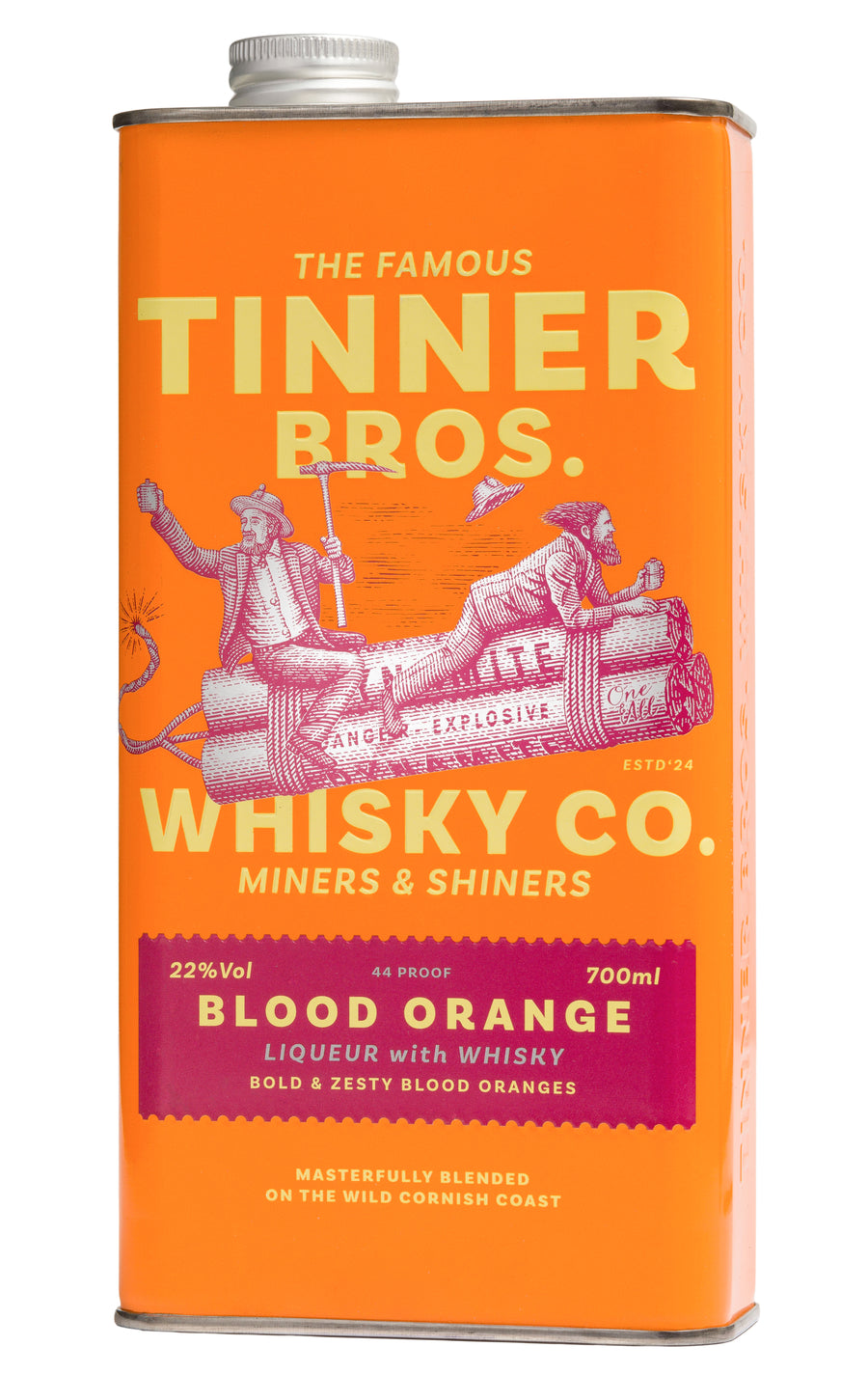 Tinner Bros Blood Orange Liqueur with Whisky 22% 0.7L