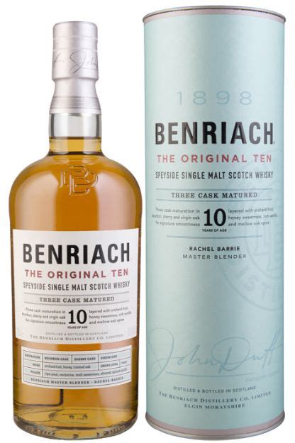 BENRIACH THE ORIGINAL TEN 10YO 43% 0,7L TUUB