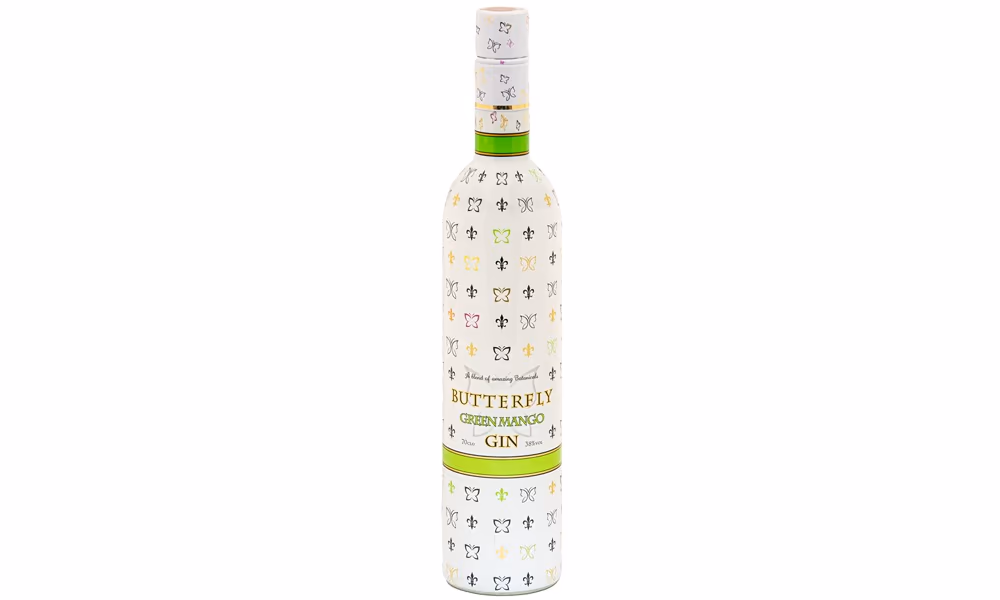 Butterfly Green mango gin 38% 70cl