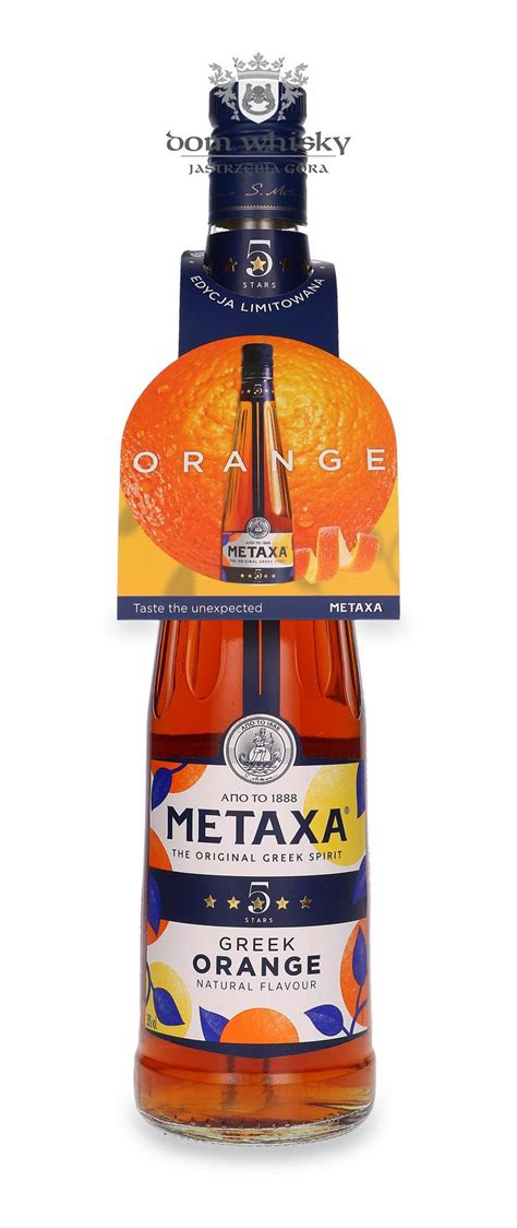 METAXA 5* ORANGE 38% 0,7L