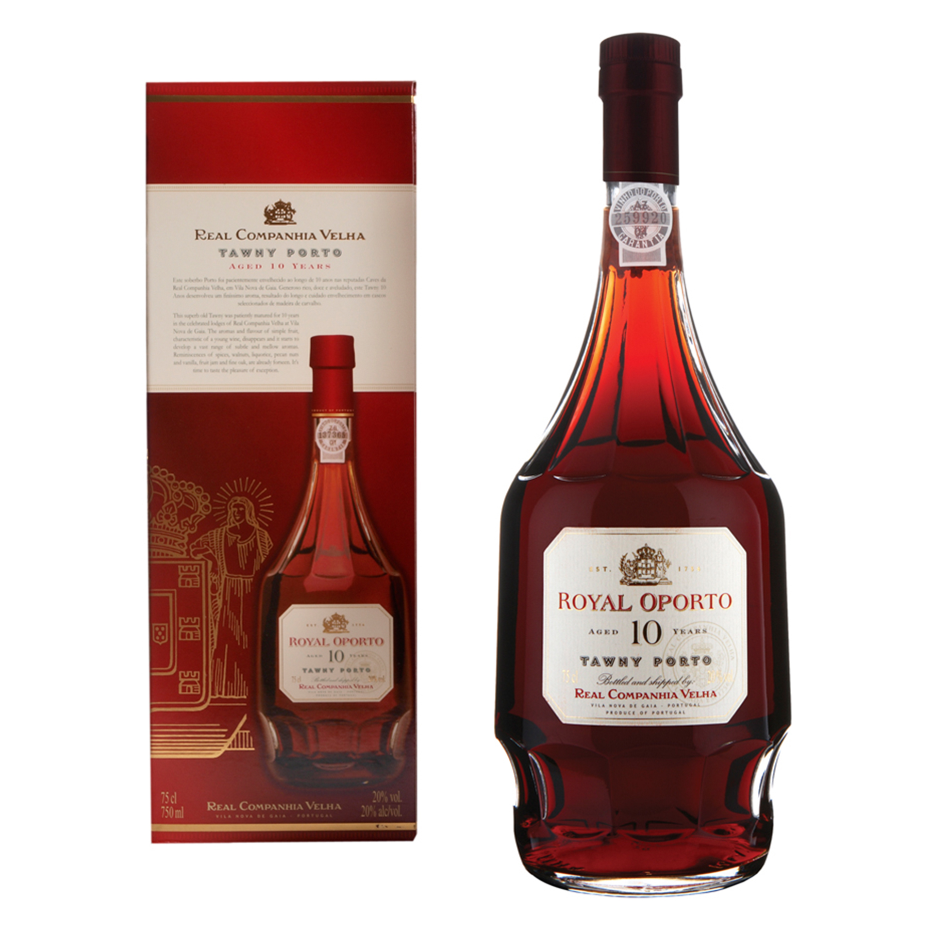 ROYAL OPORTO AGED 10 YEARS TAWNY