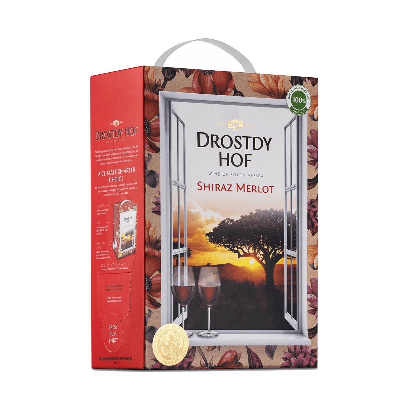 Drostdy Hof Shiraz Merlot 3L BIB