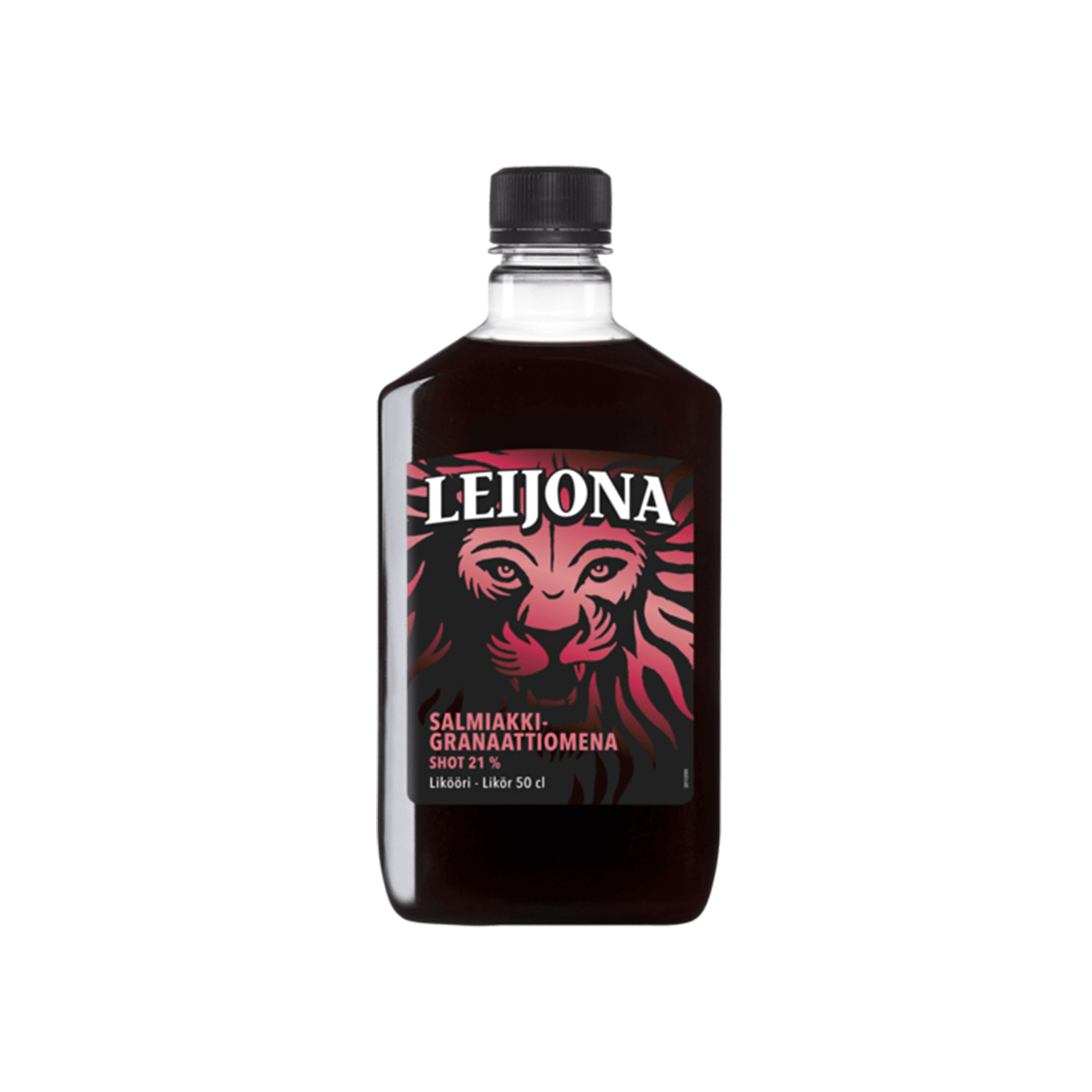 Leijona Salmiakki-Granaattiomena PET