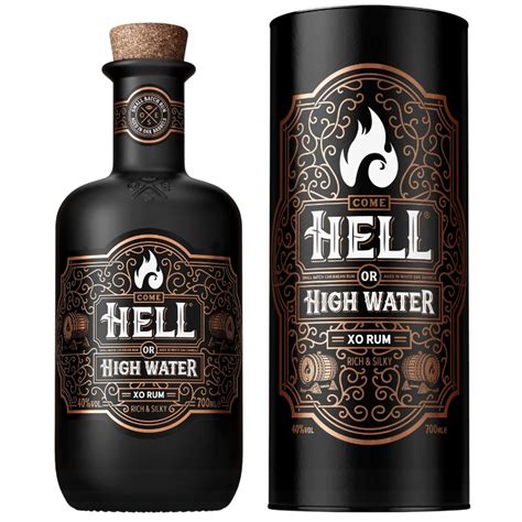 Hell or High Water XO Rum 40% 70cl tuubis