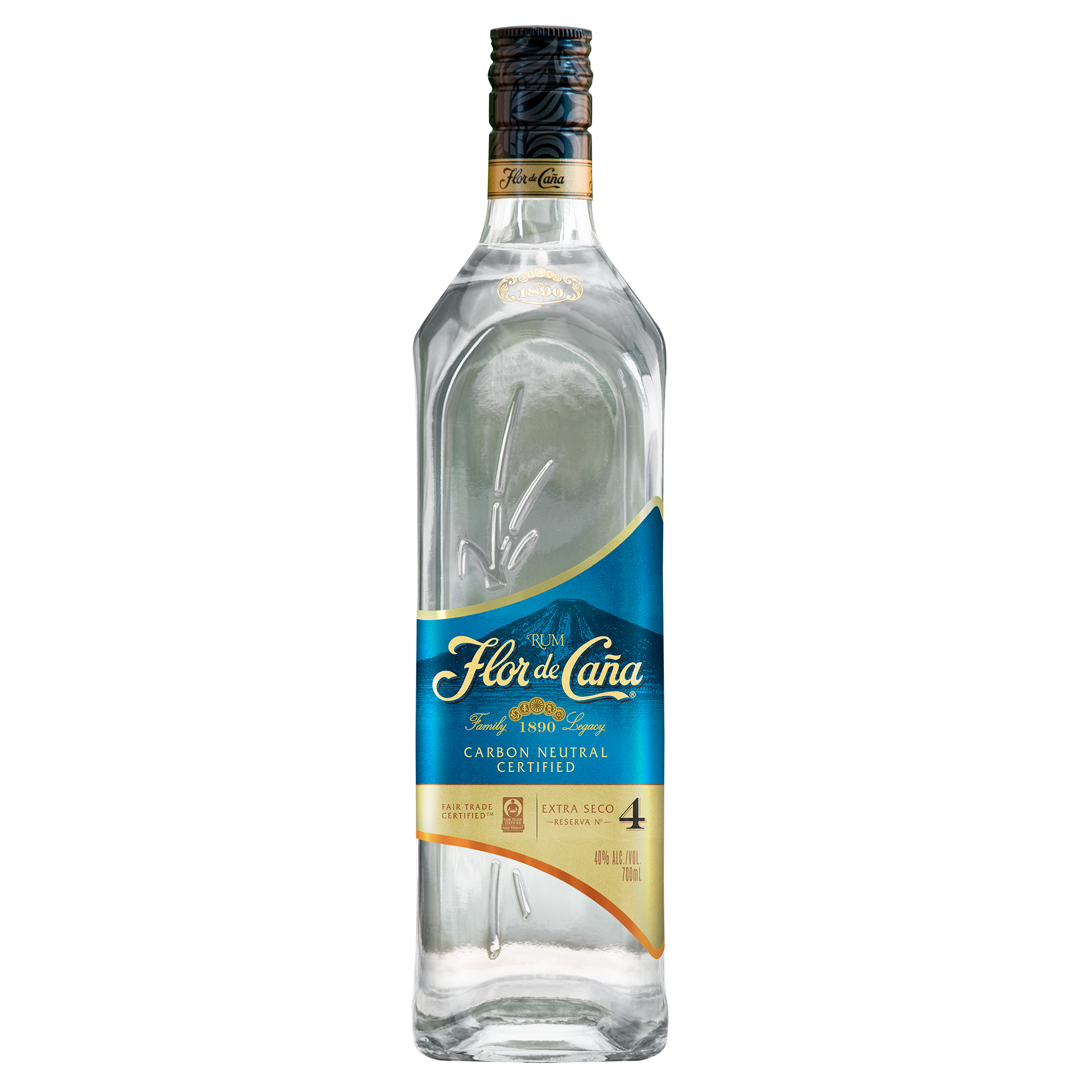 FLOR DE CANA 4 EXTRA SECO 40% 100CL