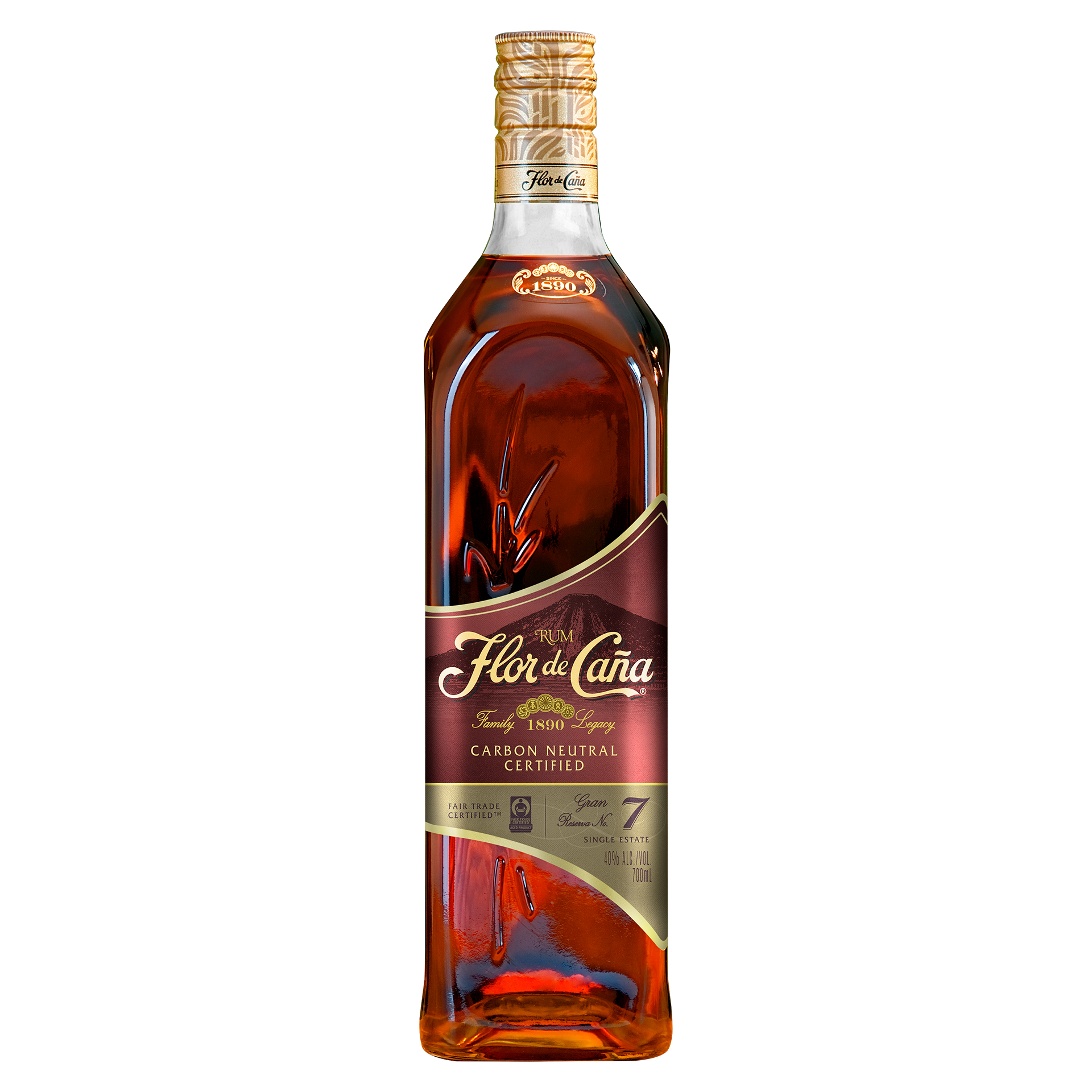 FLOR DE CANA 7 GRAN RESERVA 40% 100CL