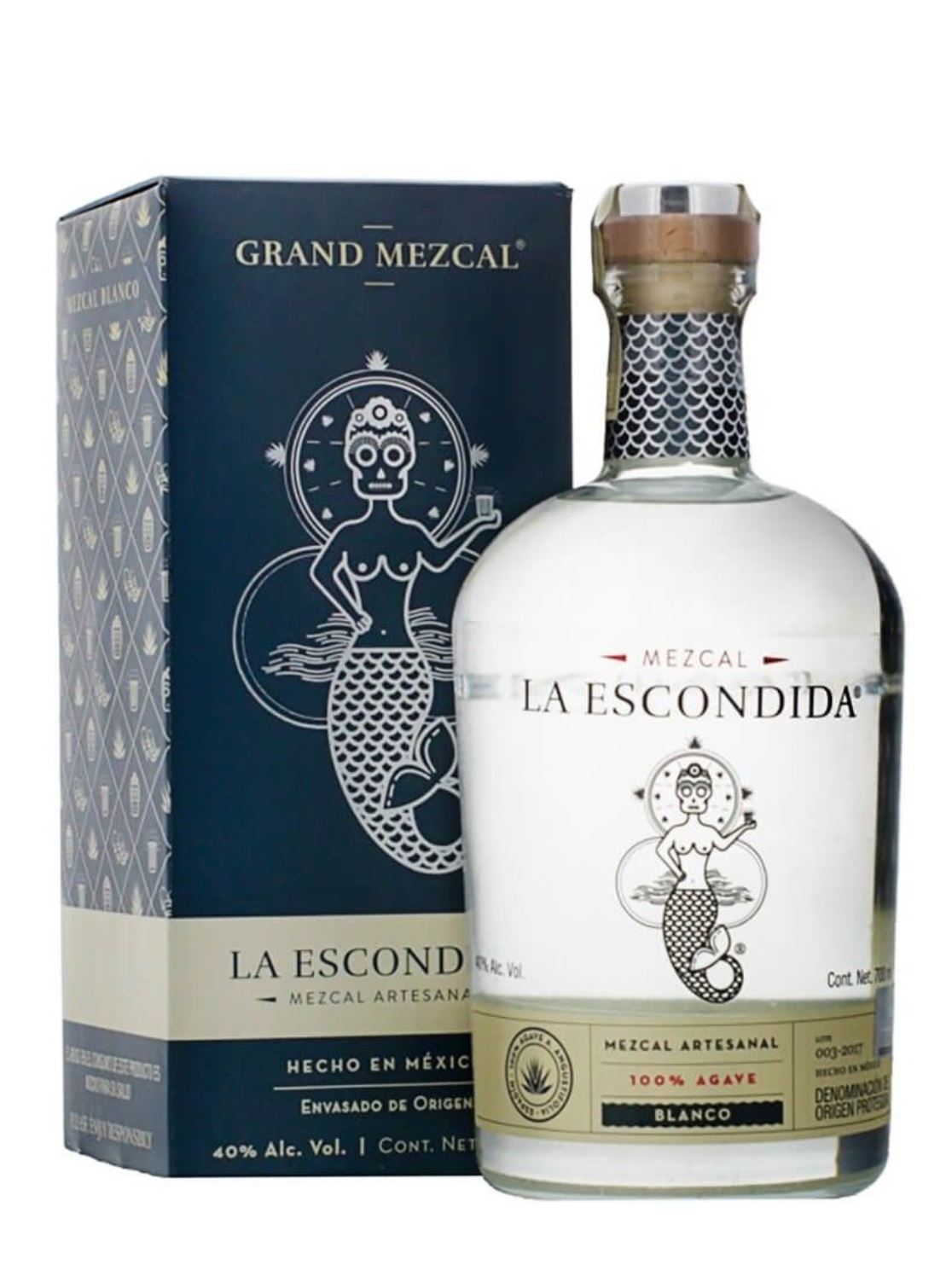 La Escondida Mezcal 70cl giftbox