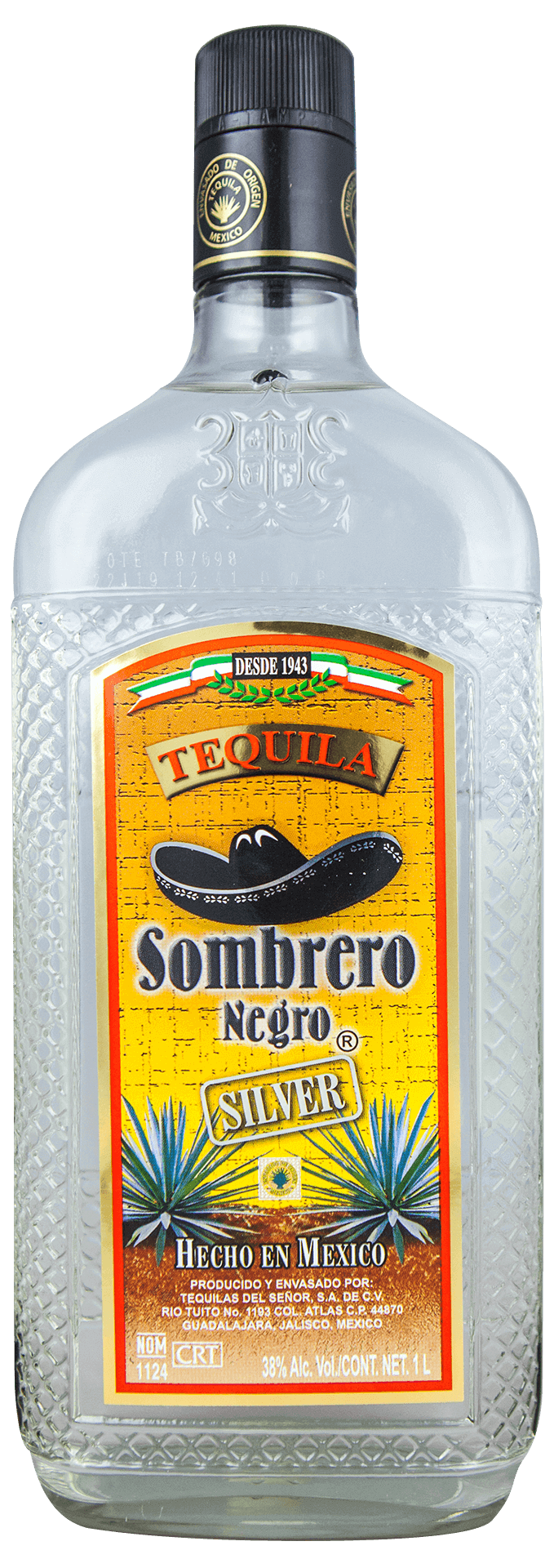 Tequila Sombrero Negro, Silver, Mehhiko