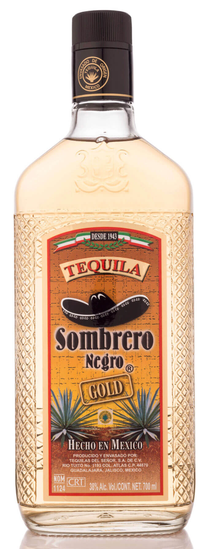 Tequila Sombrero Negro, Gold, Mehhiko