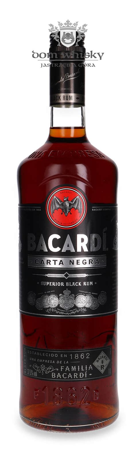 BACARDI CARTA NEGRA 37,5% 1,0L