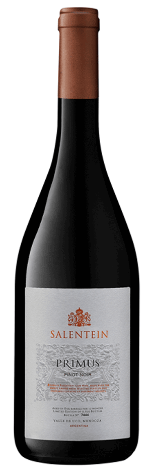 Pinot Noir, Primus, Salentein, Valle de Uco, Mendoza, Argentiina, 2015